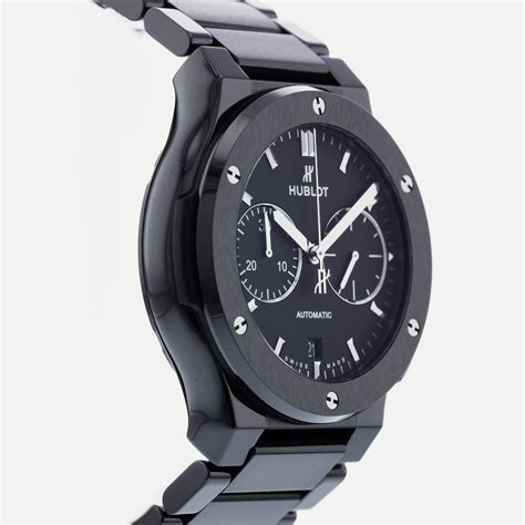 hublot classic fusion black magic used